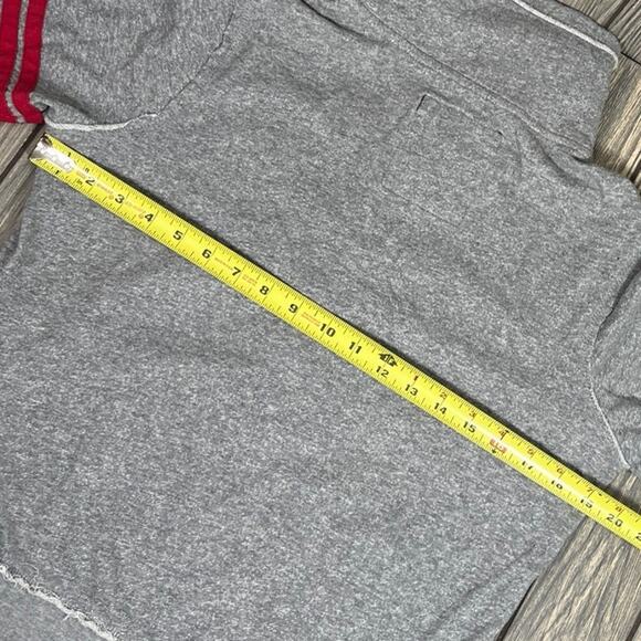 Colosseum IU Indiana Hoosiers Athletic Button Up Sweatshirt Cardigan M Varsity - Picture 7 of 8